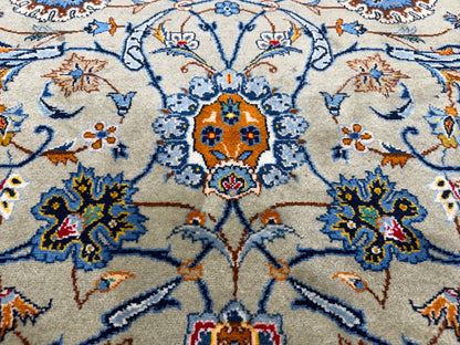 Hand-Knotted Persian Kashan Rug - 9’9”x13’8”