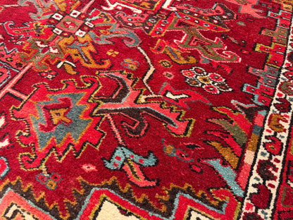 Hand-Knotted Persian Heriz Rug - 11’4”x18’10”