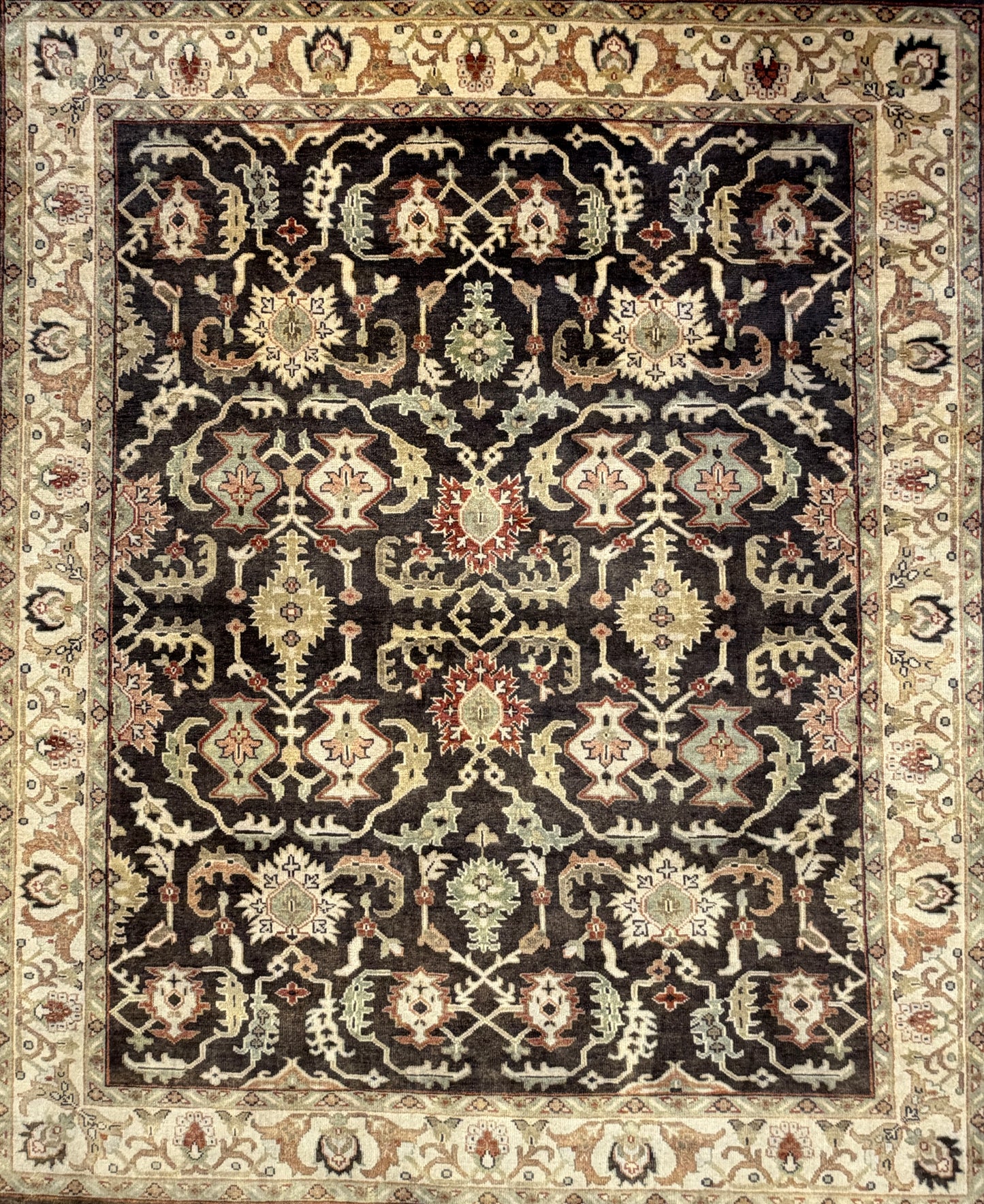 8’x10’ Hand-Knotted Wool Oushak Oriental Area Rug