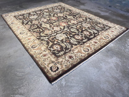8’x10’ Hand-Knotted Wool Oushak Oriental Area Rug