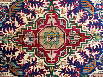 9’8”x13’ Hand-Knotted Persian Tabriz Area Rug