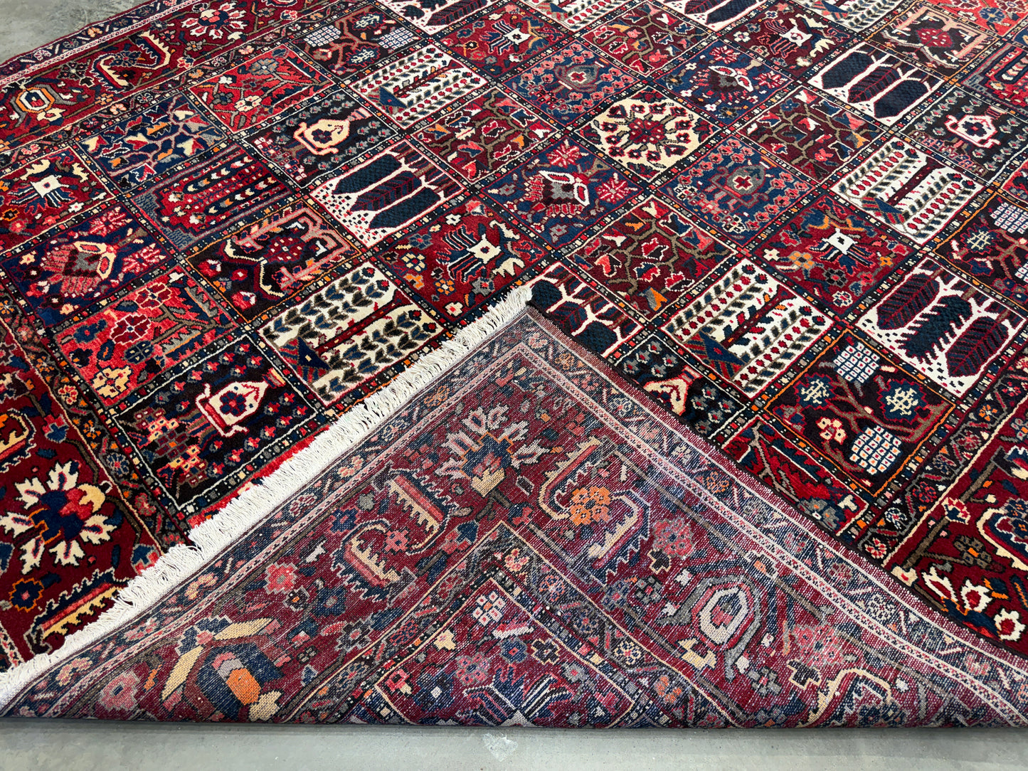 9’5”x11’9” Hand-Knotted Persian Bakhtiari Four Season Area Rug