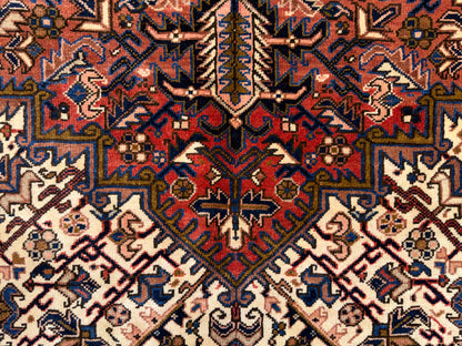 10’1”x14’ Hand-Knotted Persian Heriz Area Rug