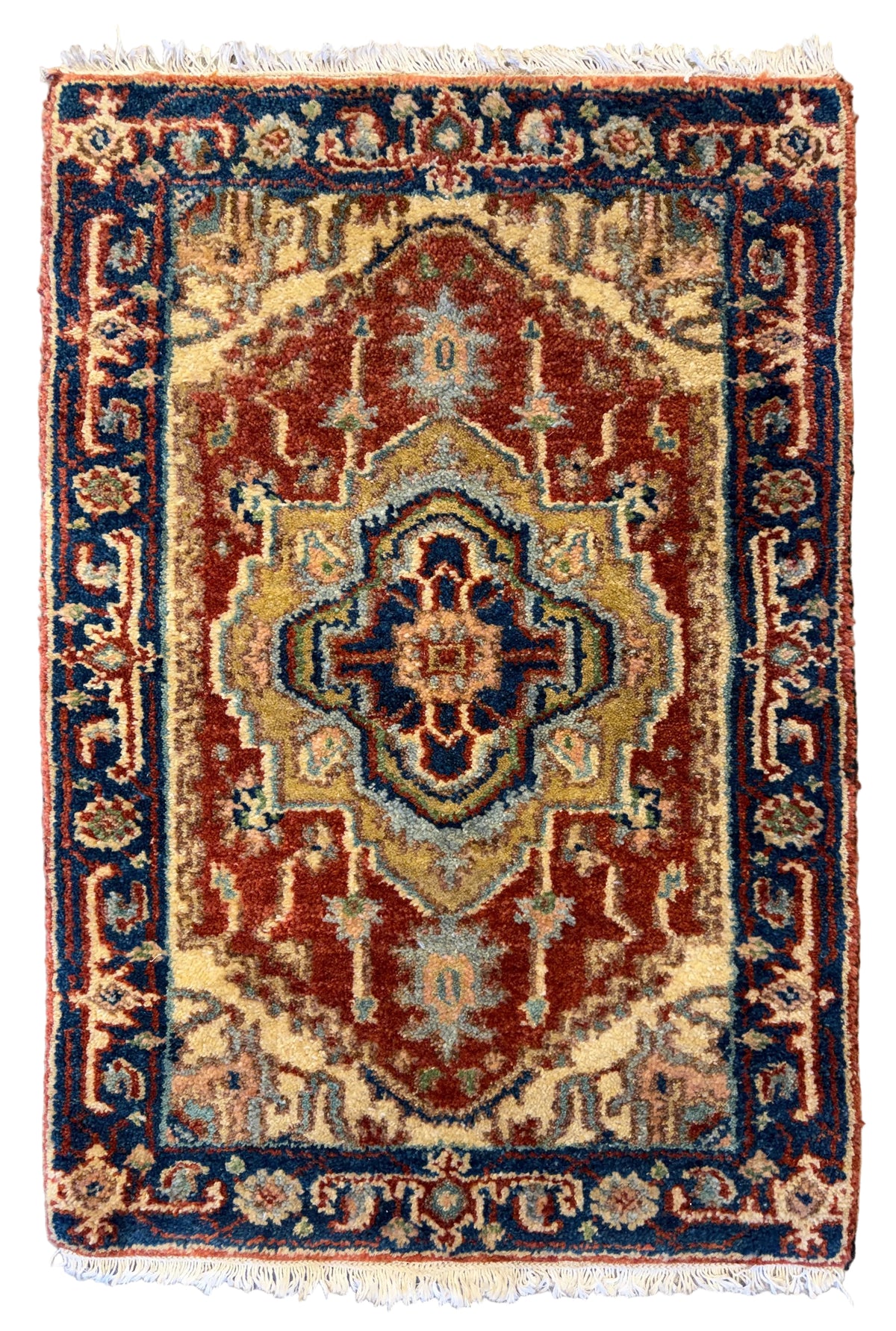 Hand-Knotted IndoHeriz Rug - 2’x3’
