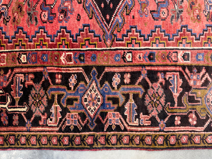 9’10”x12’5” Hand-Knotted Persian Heriz Area Rug
