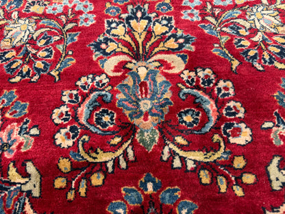 Hand-Knotted Persian Sarouk Rug - 10’1”x19’11”