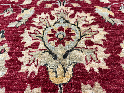 Hand-Knotted  Peshawar Rug - 10’x14’9”