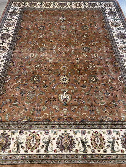 7’11”x9’11” Hand-Knotted Handmade Fine Wool PakPersian Area Rug