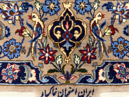 Hand-Knotted Persian Isfahan Rug - Signed Khaksar - 3’8”x5’4”