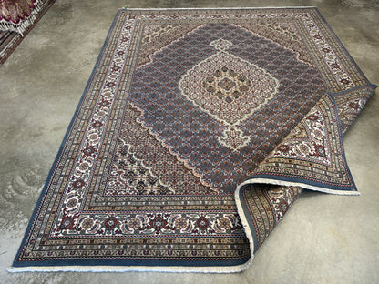 8’x10’ Hand-Knotted Wool IndoMahi Tabriz Area Rug