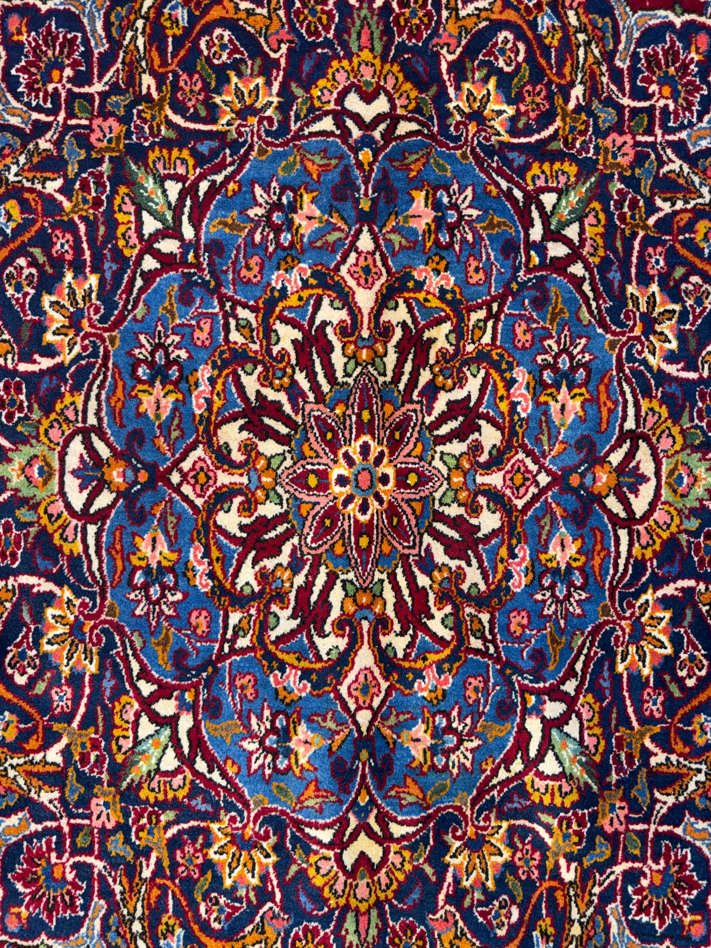 Antique Hand-Knotted Persian Kashan Rug - 10’4”x17’6”