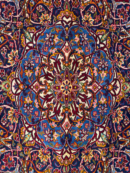 Antique Hand-Knotted Persian Kashan Rug - 10’4”x17’6”