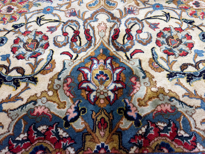 Hand-Knotted Persian Kashan Rug - 10’6”x14’8”