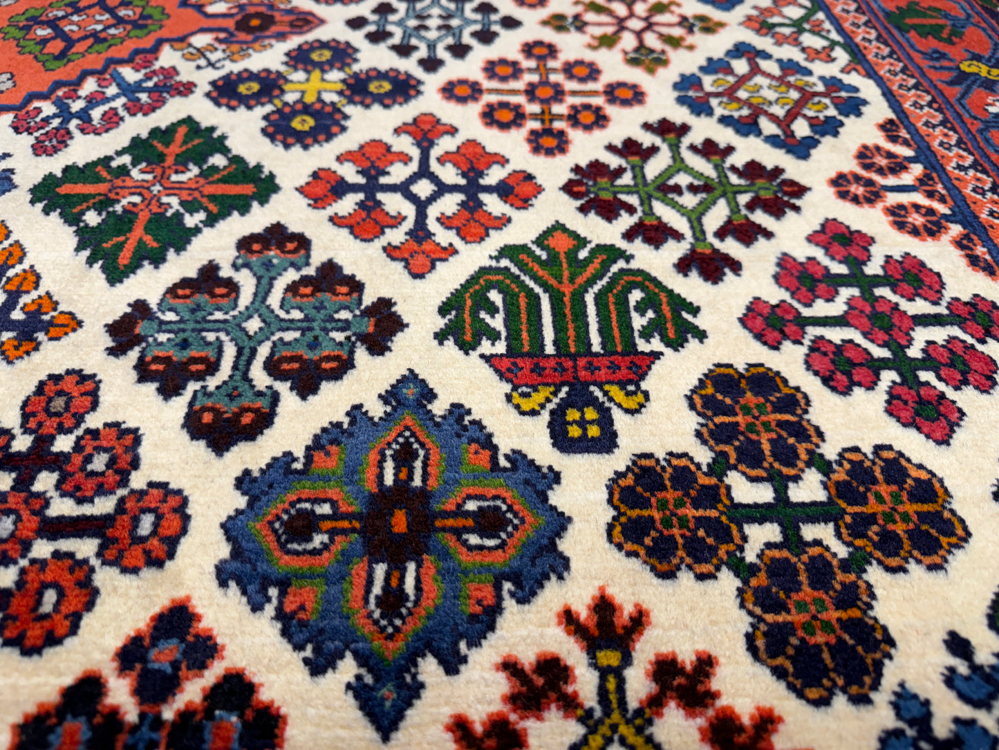 Hand-Knotted Persian Shiraz Rug - 7’1”x10’3”