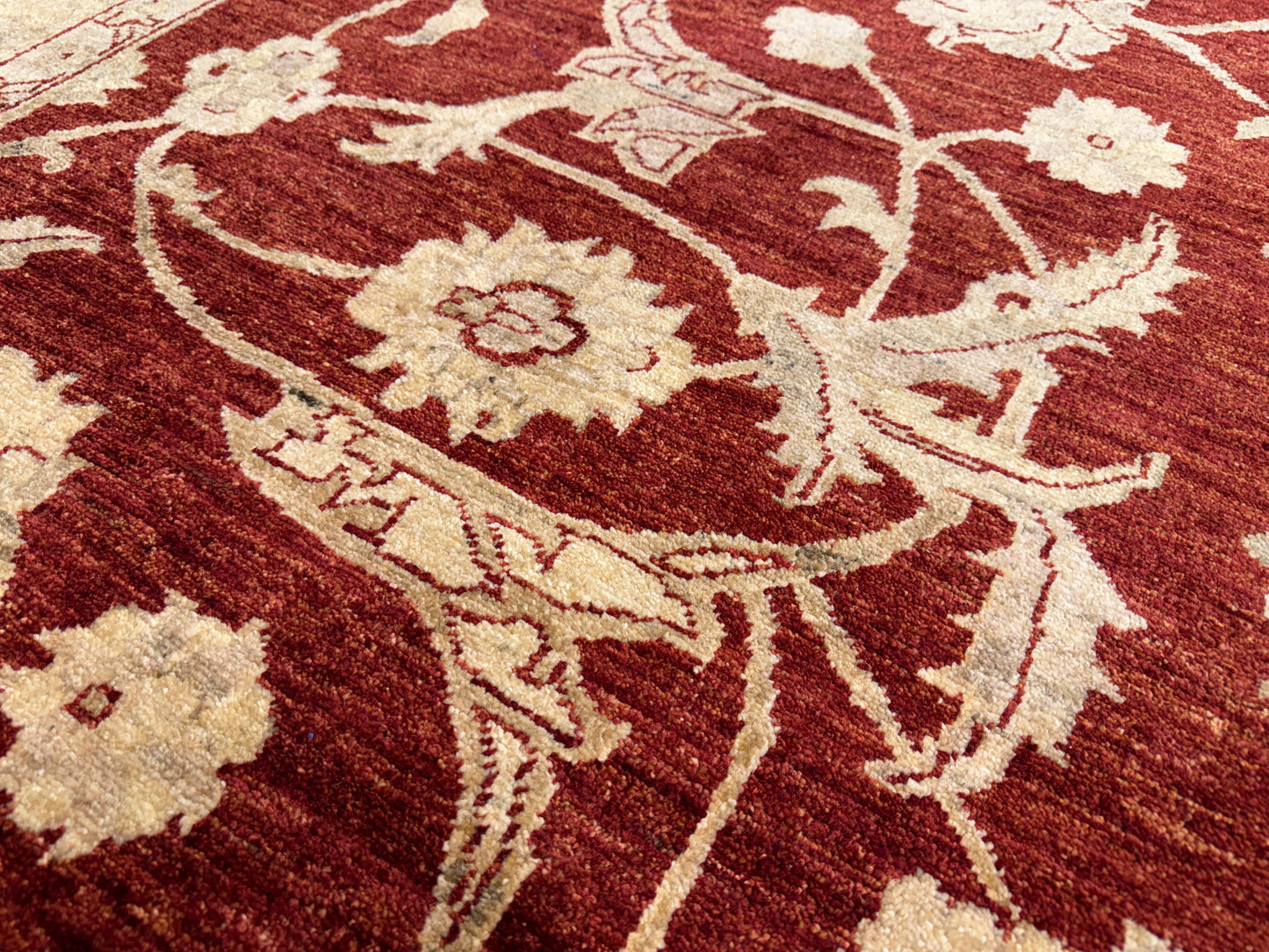 Hand-Knotted Peshawar Rug - 8’x10’