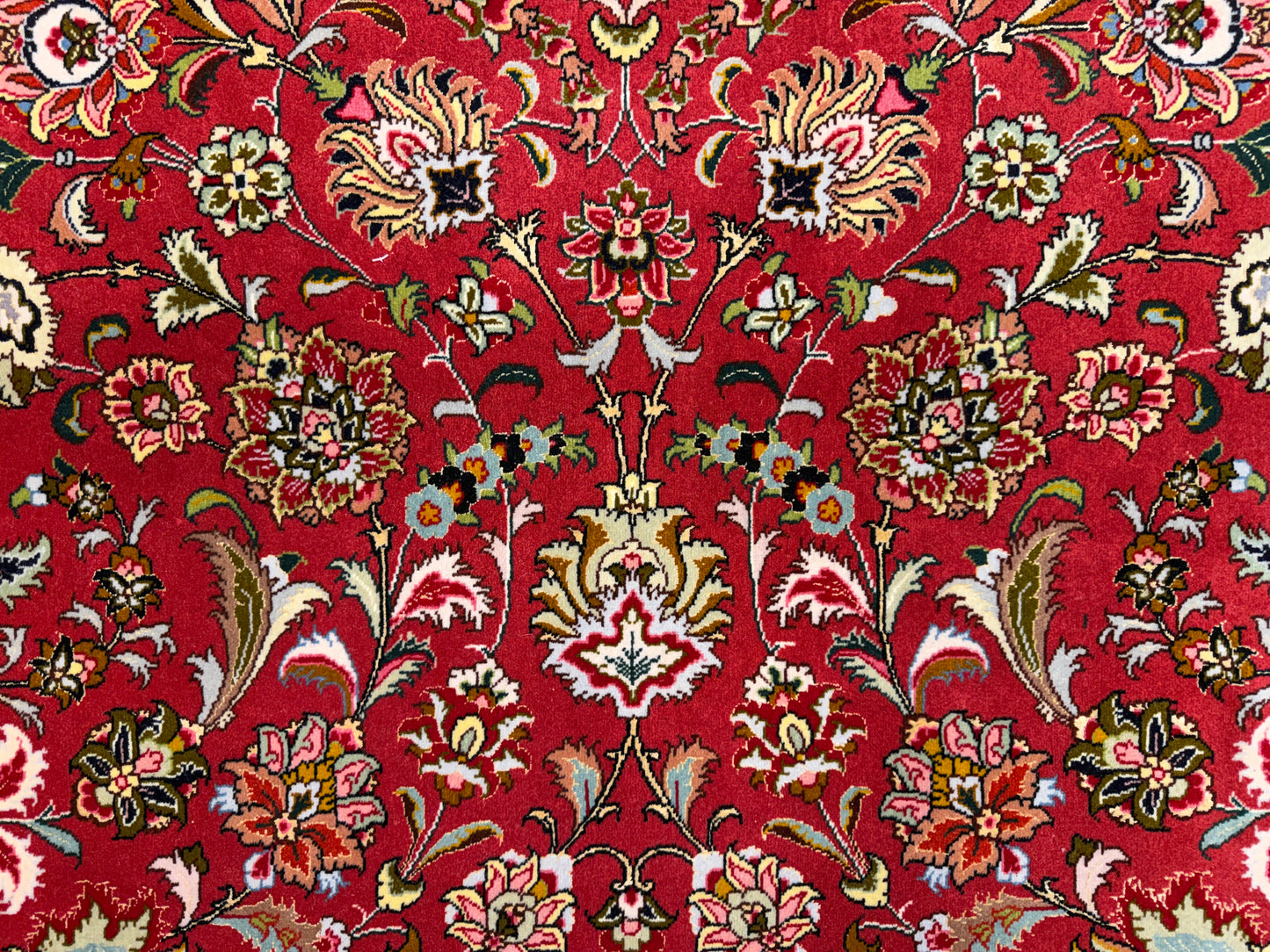 11’6”x16’3” Hand-Knotted Very Fine Wool Persian Tabriz Area Rug 60 Raj