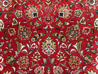 11’6”x16’3” Hand-Knotted Very Fine Wool Persian Tabriz Area Rug 60 Raj