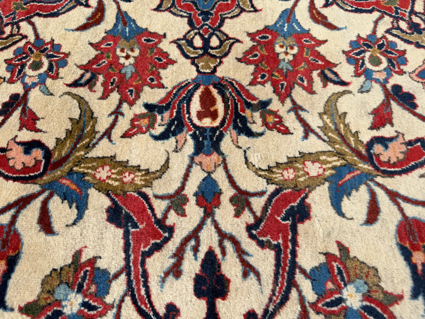 Antique Hand-Knotted Persian Isfahan Rug - 11’2”x18’
