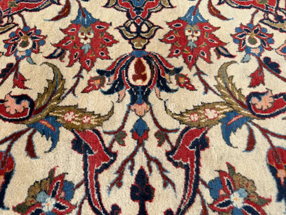 Antique Hand-Knotted Persian Isfahan Rug - 11’2”x18’