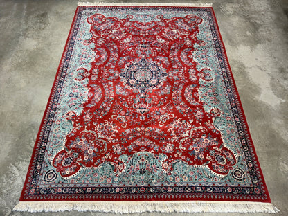 9’x12’ Hand-Knotted Very Fine Wool SinoPersian Area Rug Handmade Carpet