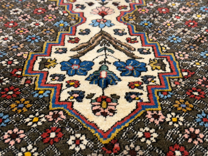 Hand-Knotted Persian Bakhtiari Rug - 6'6"x10'