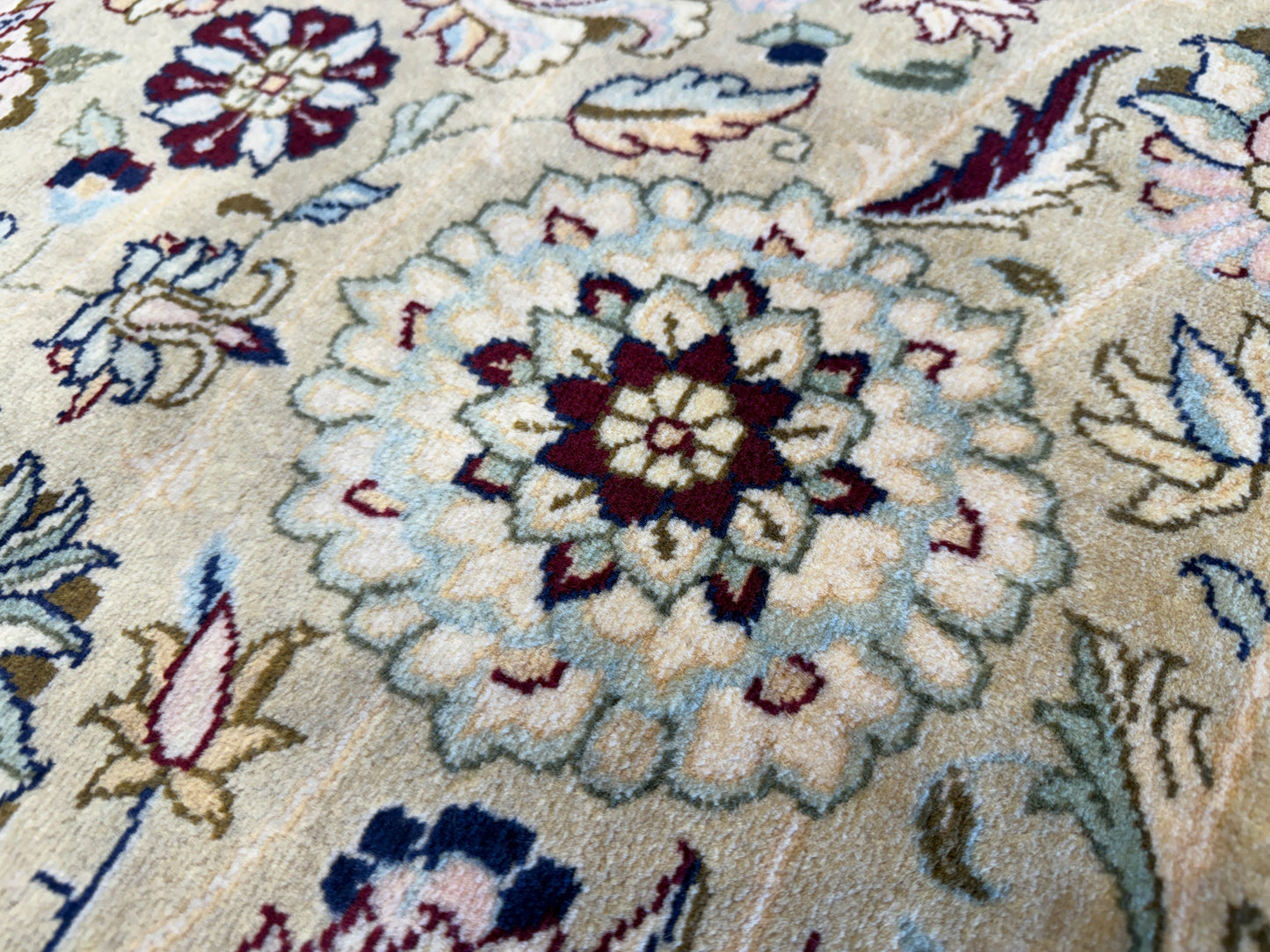 8’x10’5” Hand-Knotted Wool PakPersian Area Rug