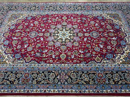 Hand-Knotted Persian Isfahan Rug - 5’1”x8’