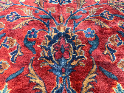 Hand-Knotted Manchester Persian Kashan Rug - Signed - 10’7”x16’6”