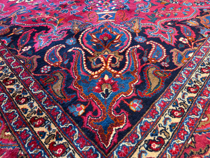 Hand-Knotted Persian Tabriz Rug - Signed - 10’x12’8”