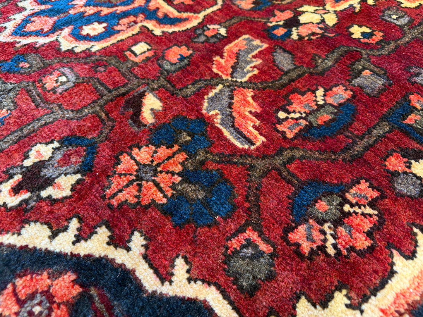 Hand-Knotted Persian Bakhtiari Rug - 10’4”x12’3”