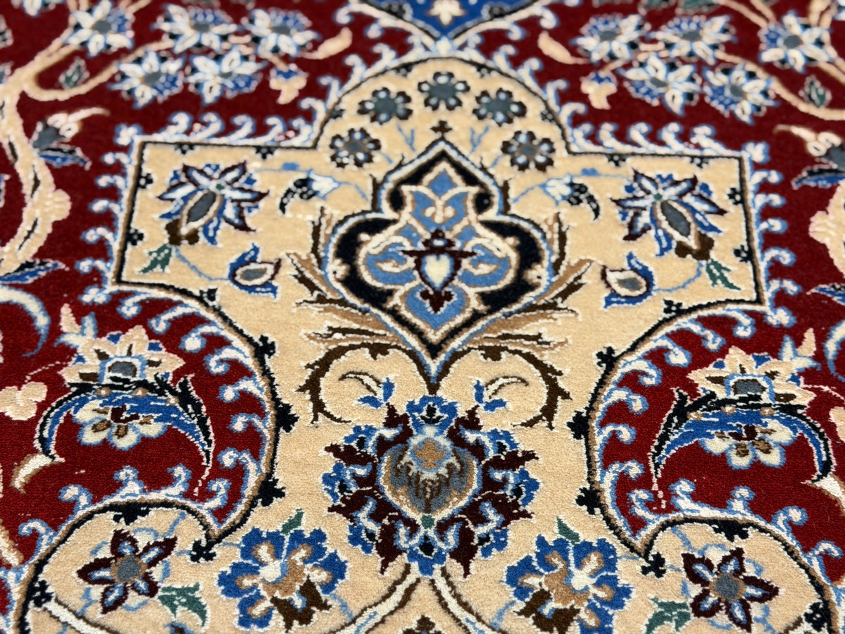 Hand-Knotted Persian Isfahan Rug - 6’8”x10’