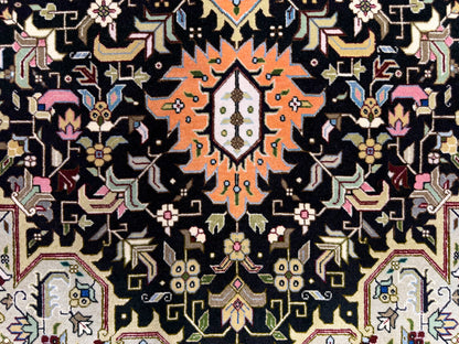 Hand-Knotted Persian Tabriz 60 Raj Rug - 4'11"x6'6"
