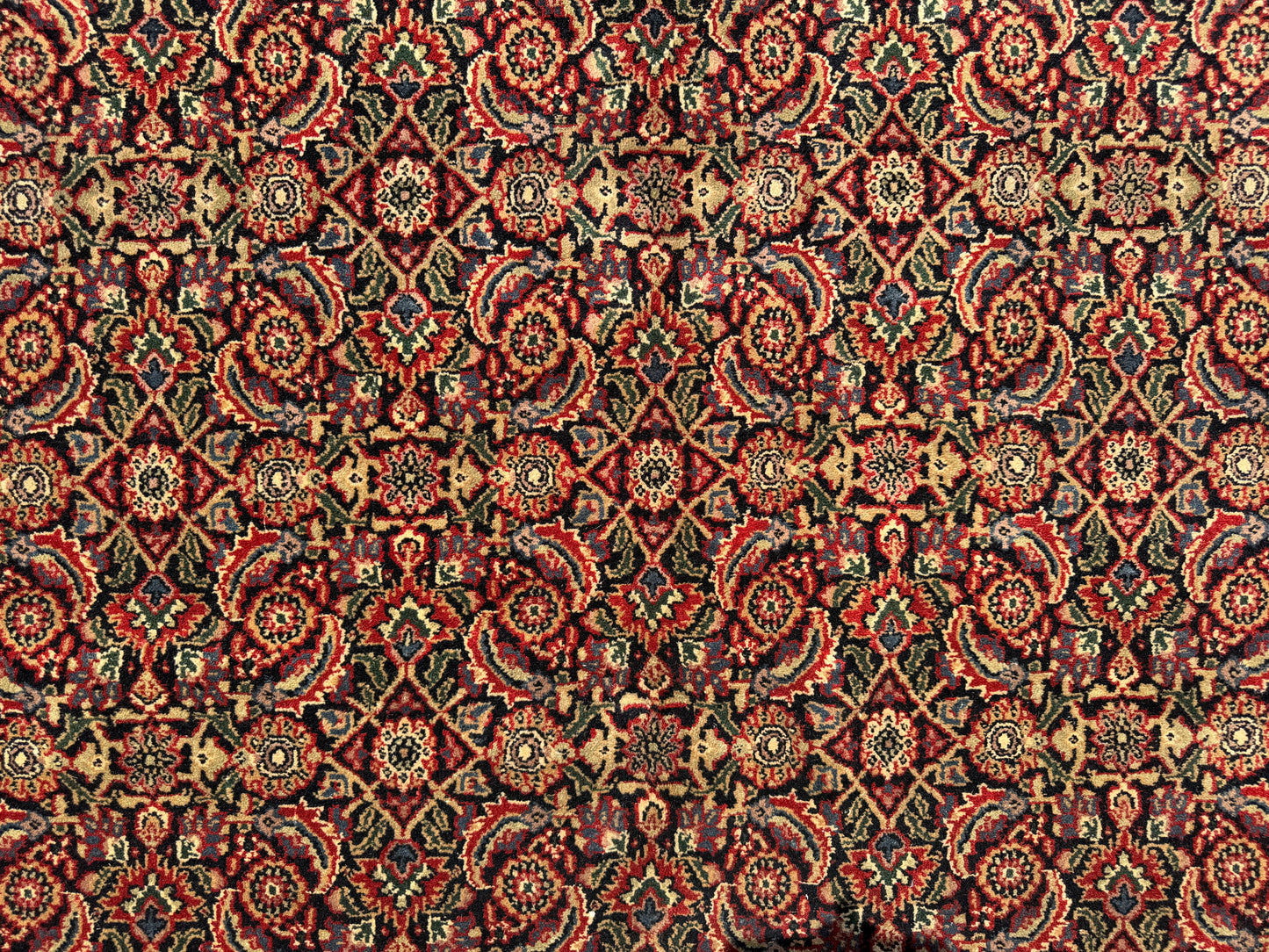 Hand-Knotted Persian Herati Rug - 11’9”x14’5”