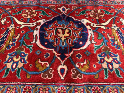 Hand-Knotted Persian Herati Rug - Signed Torabpour - 13’x15’9”