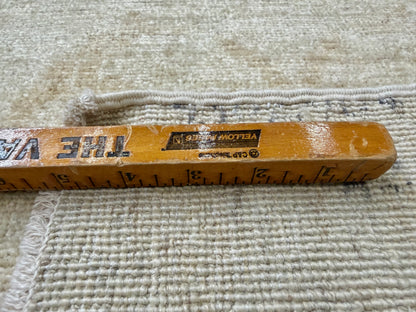 2’9”x13’6” Hand-Knotted Wool Abstract Runner 2x13 Handmade Beige Rug