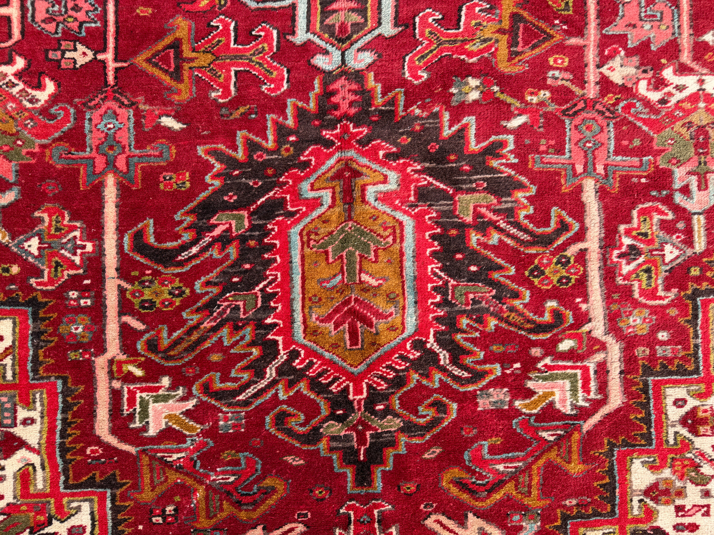 Hand-Knotted Persian Heriz Rug - 11’4”x18’10”