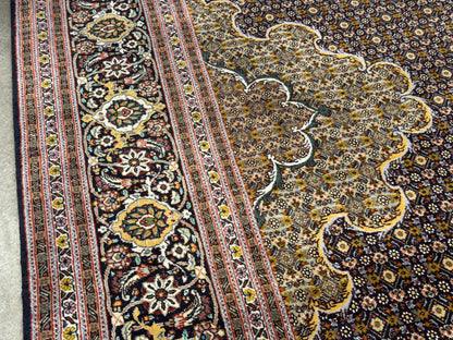 Hand-Knotted Persian Tabriz Mahi Rug - 6’6”x19’8”