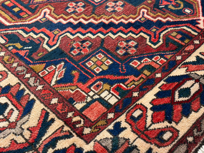 Antique Hand-Knotted Bakhtiari Rug - 5’5”x8’4”