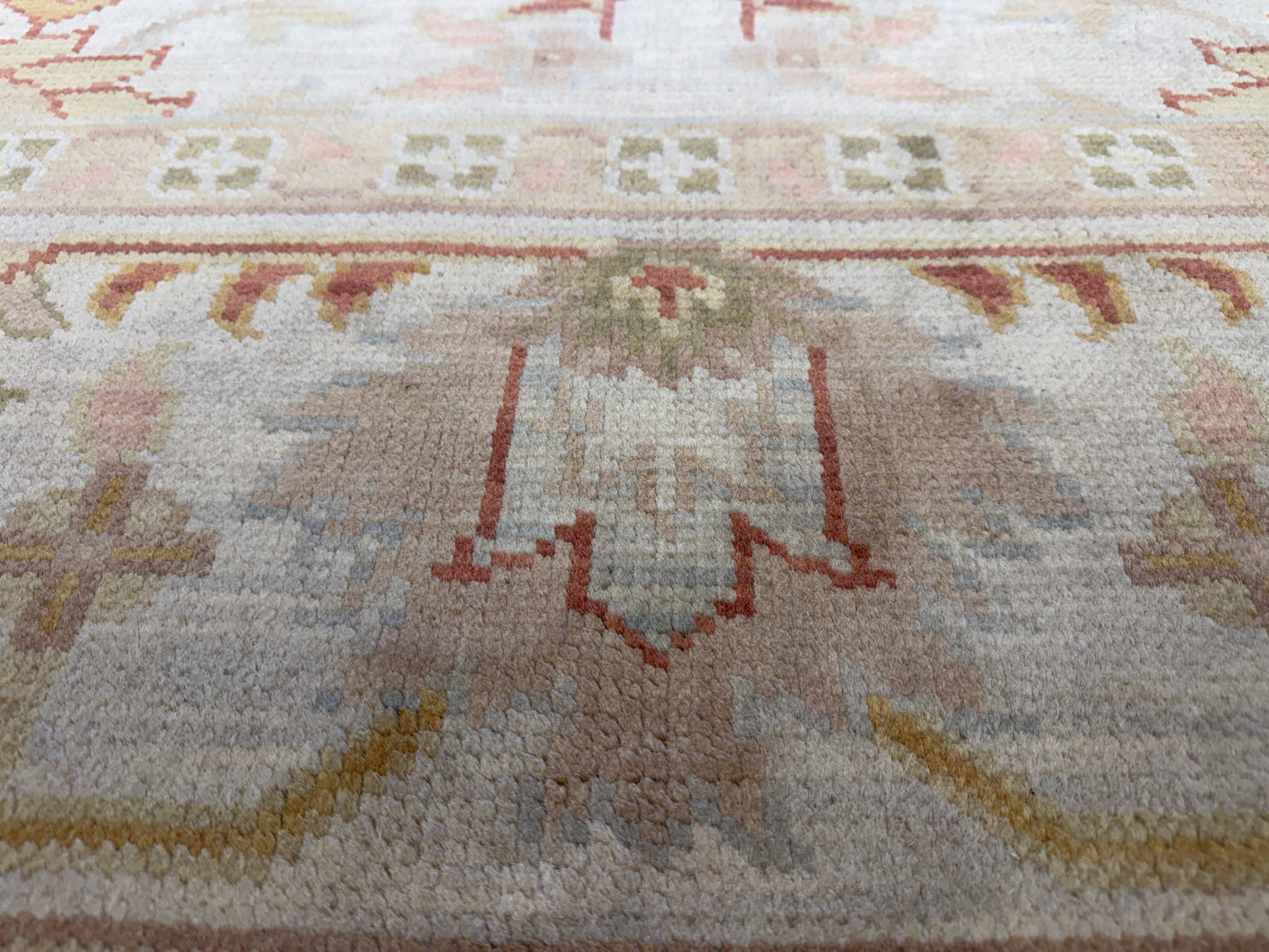Hand-Knotted Oushak Rug - 8’1”x10’8”