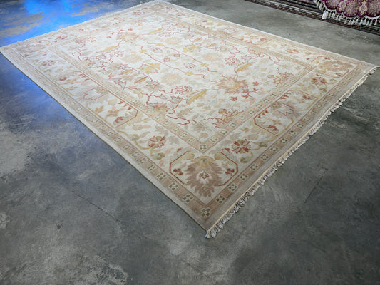 Hand-Knotted Oushak Rug - 8’1”x10’8”