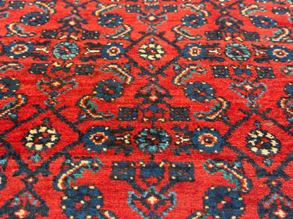 Hand-Knotted Persian Hamadan Rug - 4’4”x6’9”