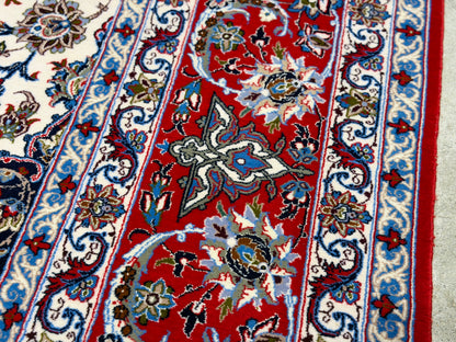 Hand-Knotted Persian Isfahan Rug - 6'9"x10'1"