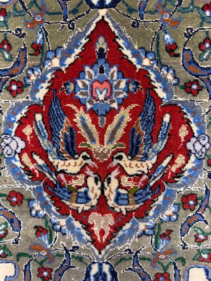 Hand-Knotted Persian Isfahan Rug - Signed Khaksar - 3’8”x5’4”