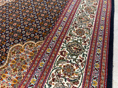 Hand-Knotted Persian Tabriz Mahi Rug - 5'6"x7'8"