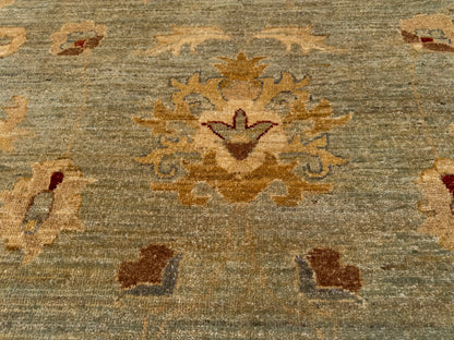 Hand-Knotted Oushak Rug - 13’x17’9”