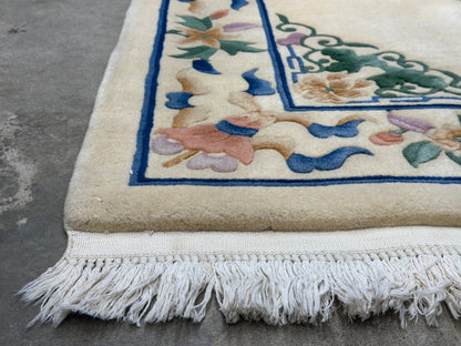 Hand-Knotted Art-Deco Rug - 4'x7'4"