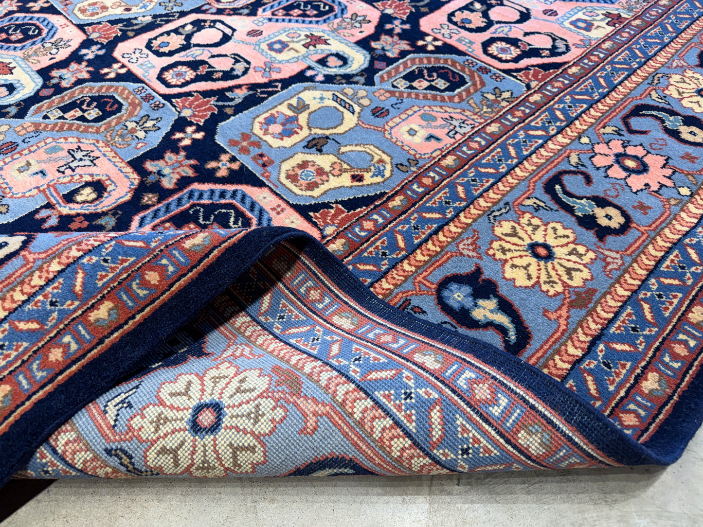 7’10”x10’2” Hand-Knotted Fine Romanian Area Rug