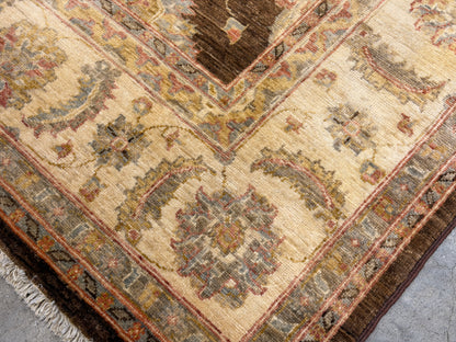 Hand-Knotted Pishawar Rug - 6'3"x9'7"