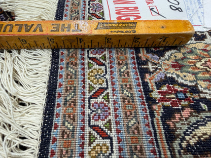 Hand-Knotted Persian Tabriz Mahi Rug - 4’8”x6’8”