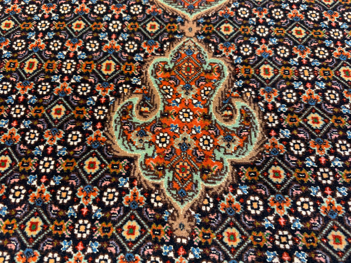 Hand-Knotted Persian Tabriz Mahi Rug - 5'x6'10"